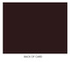 Mocha Classic Monogram Frame Folded Note Cards - Embossed Image 2 of 3